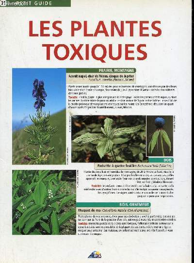 Plaquette dpliante : Les plantes toxiques petit guide n31.