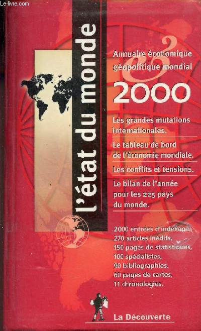 L'tat du monde annuaire conomique gopolitique mondial 2000.