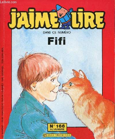 J'aime lire n166 novembre 1990 - Fifi.