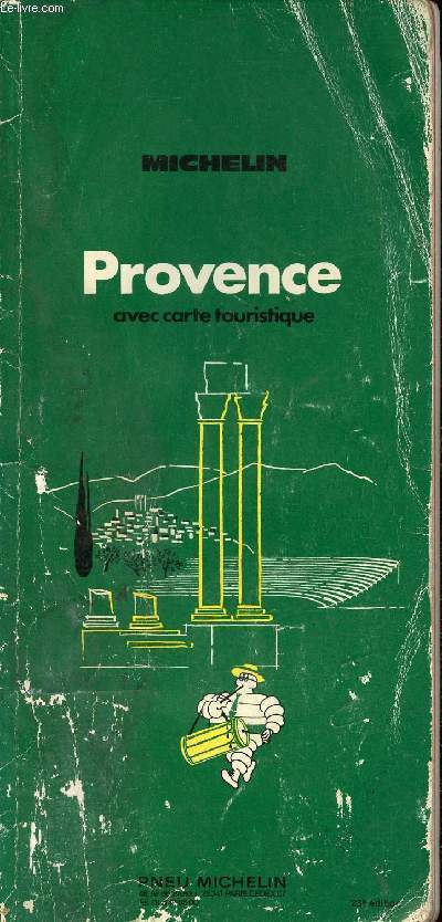 Provence avec carte touristique - Michelin - 23e dition.