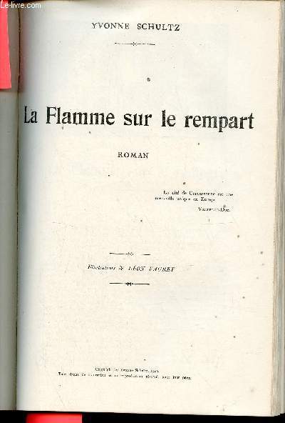 La Flamme sur le rempart - Roman.