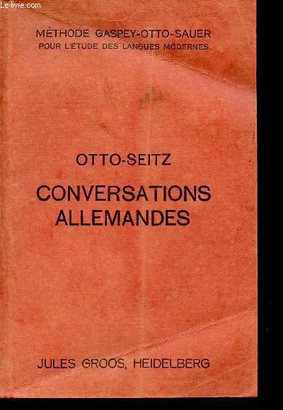 Conversations allemandes - Nouveau guide mthodique pour apprendre  parler allemand - Mthode Gaspey-Otto-Sauer - 7e dition.