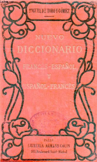 Nuevo diccionario francs-espanol y espanol-francs.