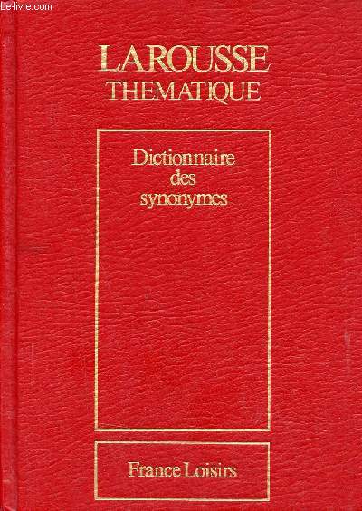 Nouveau dictionnaire des synonymes.