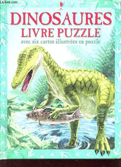 Dinosaures livre puzzle .