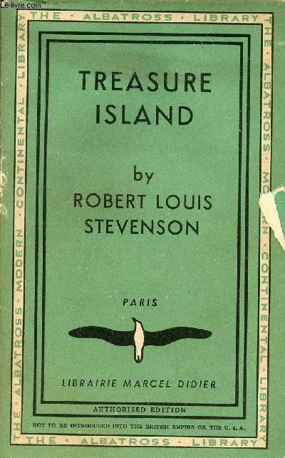 Treasure Island - Collection The Albatross modern continental library volume 2255.
