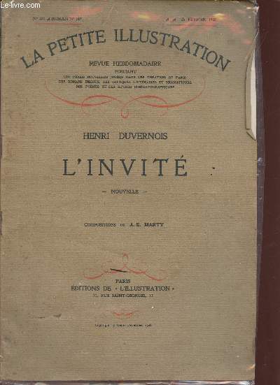 La petite illustration n371 roman n167 25 fvrier 1928 - Henri Duvernois L'invit - Nouvelle.
