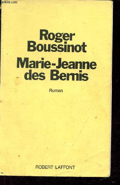 Marie-Jeanne des Bernis - Roman.