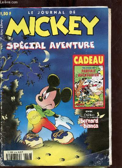 Le journal de Mickey spcial aventure n2352 16 juillet 1997 - Bbs disney - les dblok - drles de vacances - Donald - Genius - les castors juniors - Robert le robot - Minnie - Donald speaks english - Mickey enigme - les p'tits boulots de Donald etc.