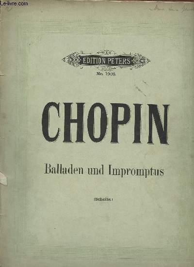 Balladen und Impromptus - n1905.