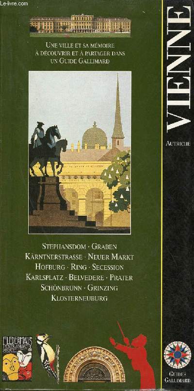 Autriche - Vienne - Collection Guides Gallimard.