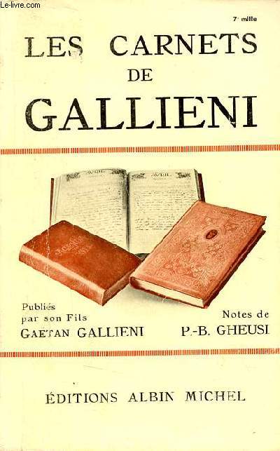 Les carnets de Gallieni.