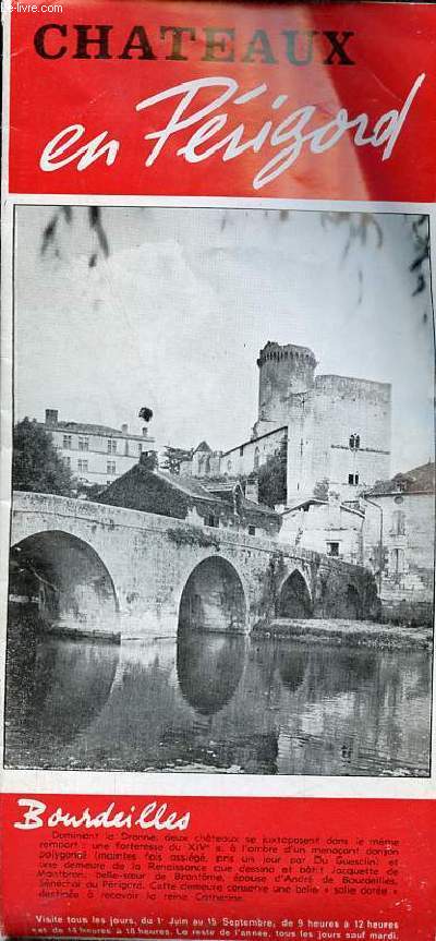 Une plaquette dpliante : Chateaux en Prigord.
