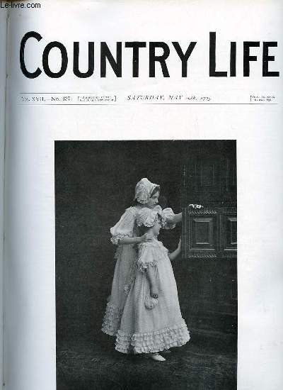 Country Life vol.XVII n437 saturday may 20th 1905 - Our portrait illustration Hazel and Rose, daughters of Mr.Gerald Buxton - the best memorial - country notes - Fishermen's Grievances (illustrated) - from the farms (illustrated) - the highland ceilidh..
