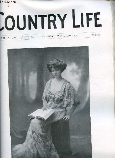 Country Life vol.XXI n530 saturday march 2nd 1907 - Our portrait illustration The countess of Westmorland - a new source of food supply - country notes - studies in Sunrise (illustrated) - the Highclere Stud. (illustrated) - Local Government in England..