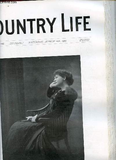 Country Life vol.XXI n532 saturday march 10th 1907 - Our portrait illustration The Duchess of Sutherland - the purity of Cider - country notes - shooting markhor in Cashmere (illustrated) - a book of the week - shire horse breeding (illustrated) etc.