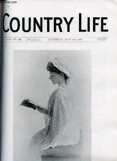 Country Life vol.XXIII n591 saturday may 2nd 1908 - Our portrait illustration the Hon.Mrs.A.R.Grant - village planning - country notes - snow in april (illustrated) - a book of the week - from the farms (illustrated) - may day (illustrated) etc.