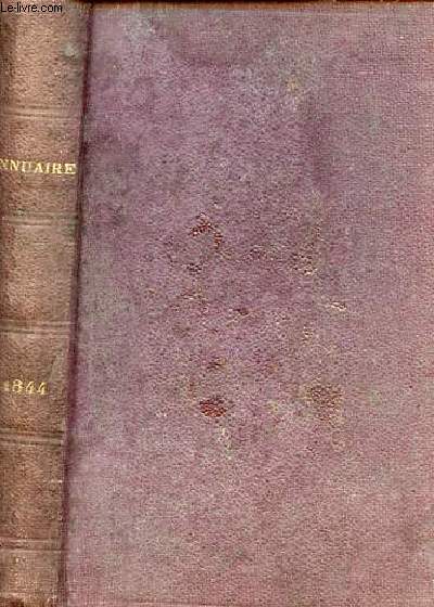 Annuaire judiciaire, administratif et commercial du dpartement de la Gironde et de la ville de Bordeaux calcul  son mridien, en temps moyen pour l'anne bissextile 1844.