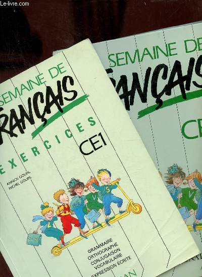 La semaine de franais CE1 - Lecture et activits de franais (vocabulaire,orthographe,grammaire,conjugaison,expression crite) + Exercices.