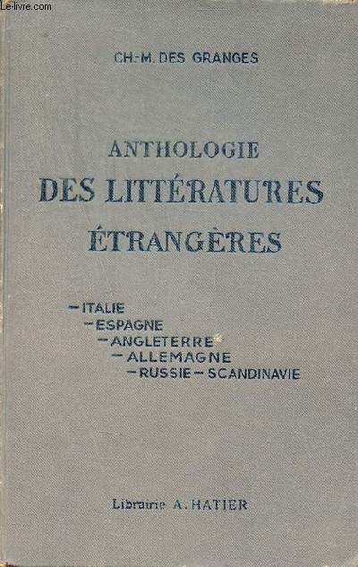 Anthologie des littratures trangres - 3e dition.