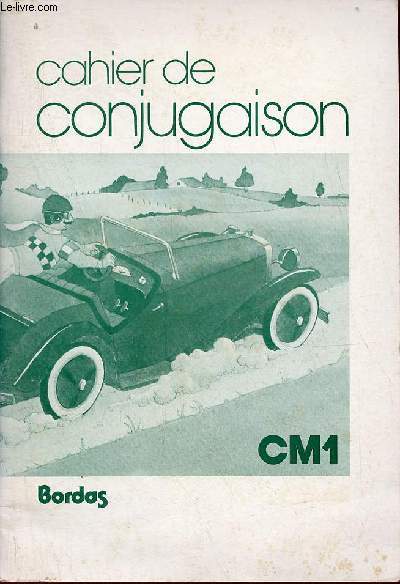 Cahier de conjugaison CM1.