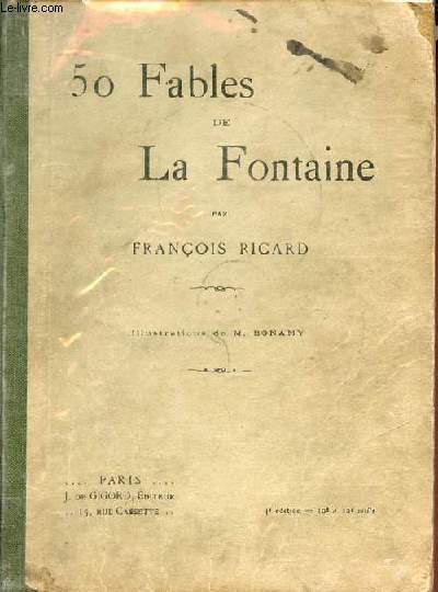 50 fables de La Fontaine - 4e dition.