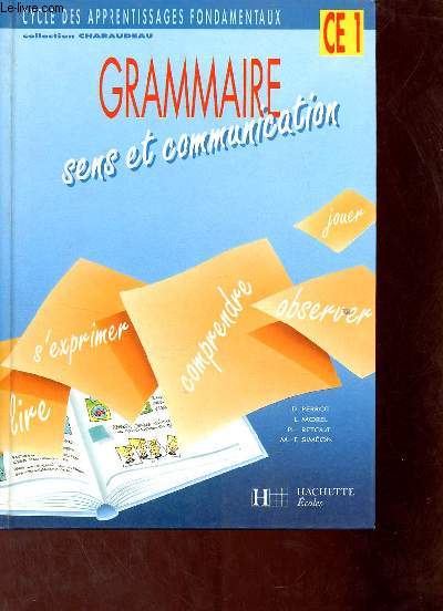 Grammaire sens et communication CE1.