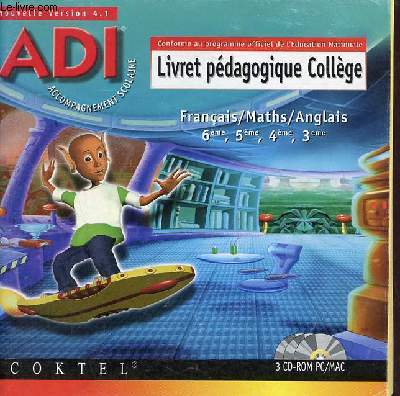 Livret pdagogique Collge franais/maths/anglais 6me 5me 4me 3me - Adi nouvelle version 4.1.