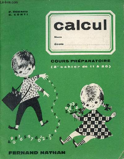 Calcul - Cours prparatoire (2e cahier de 11  20).