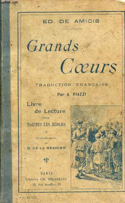 Grands coeurs - Livre de lecture pour toutes les coles - 17e dition.