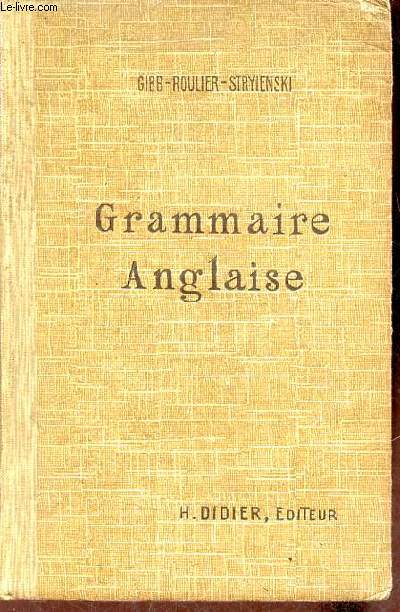 Grammaire anglaise - 19e dition.