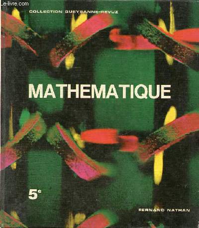 Mathmatique classe de cinquime.