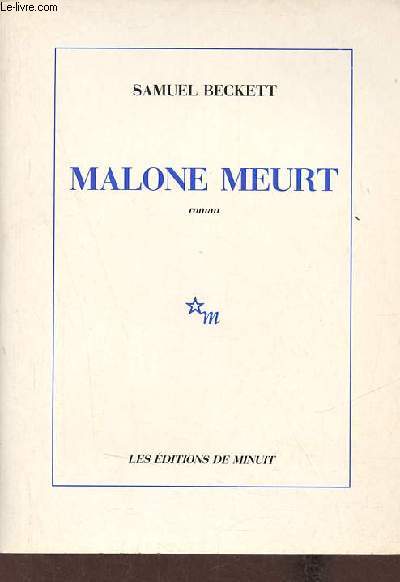 Malone meurt - Roman.