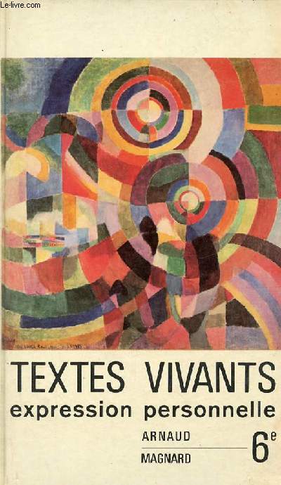 6e textes vivants expression personnelle.