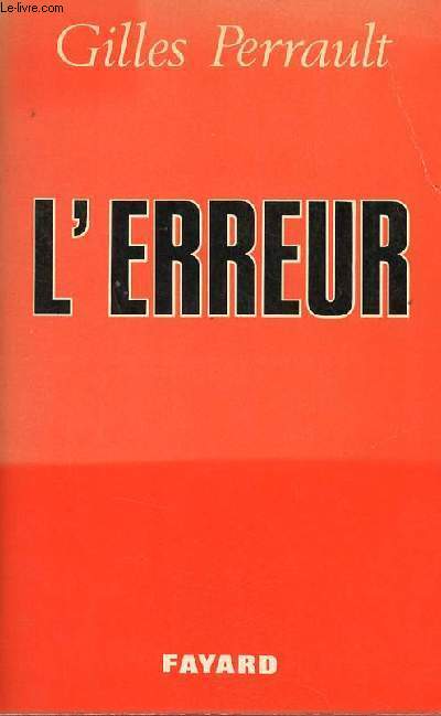 L'erreur.