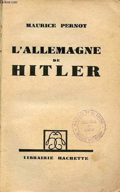 L'Allemagne de Hitler.