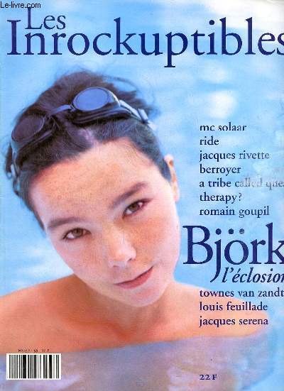 Les Inrockuptibles n53 mars 1994 - Je vieillis bien Berroyer - Baby-foot Mc Solaar - mdecine dure therapy ? - aprs la guerre Ride - Sarajevo mon amour Romain Goupil - l'ala Louis Feuillade - Ali be good a tribe called quest - l'enfant gte Bjrk....