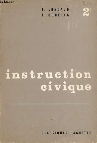 Instruction civique 2e - Libert et dmocratie les institutions politiques de la France.