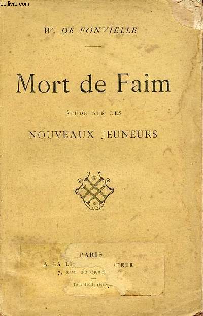 Mort de fail - Etude sur les nouveaux jeuneurs.