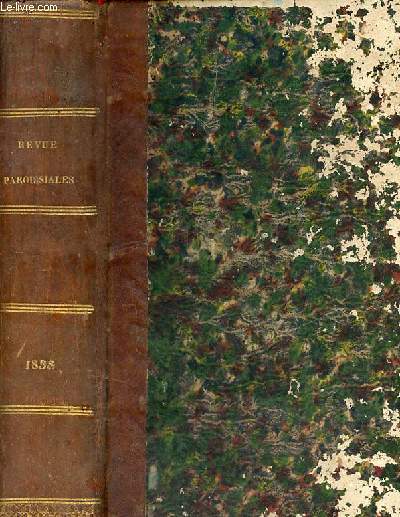 Revue des Bibliothques Paroissiales et des faits religieux de la Province ecclsiastique d'Avignon - Huitime anne 1858.