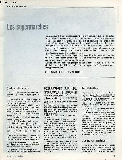 Les supermarchs - Vie conomique documents pour la classe n205 16-2-67.