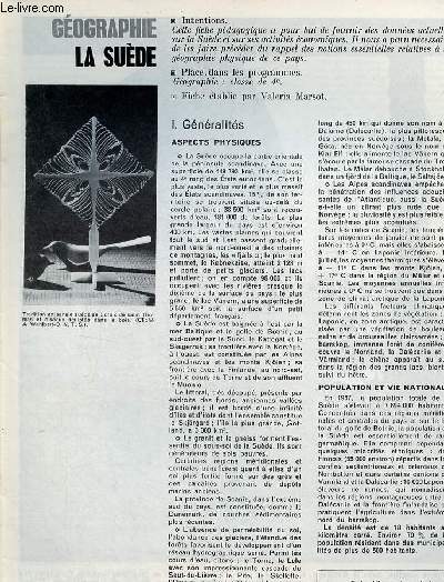 La Sude - Gographie textes et documents pour la classe n35 24 avril 1969.