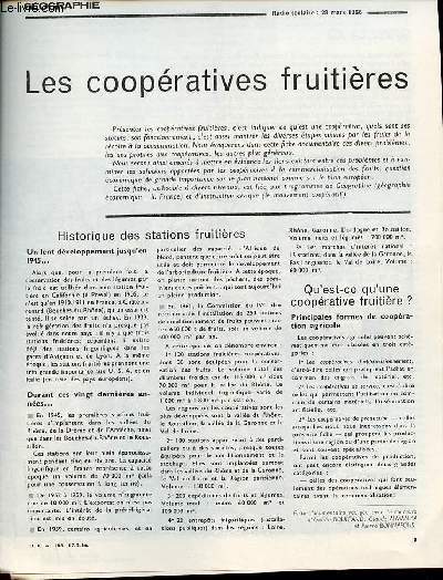 Les coopratives fruitires - Gographie documents pour la classe n188 17-3-66.