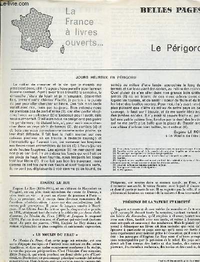 Le Prigord belles pages - Textes et documents pour la classe n38 5 juin 1969.
