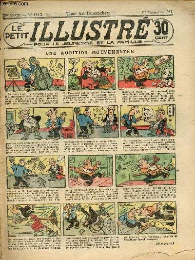 Le petit illustr pour la jeunesse et la famille n1412 28e anne 1er novembre 1931 - Une audition mouvemente - une farce manque - le claim n29 - Iko Trouka le clbre dtective japonais (suite) - un drame de conscience - le trsor du tchhar-bagh etc