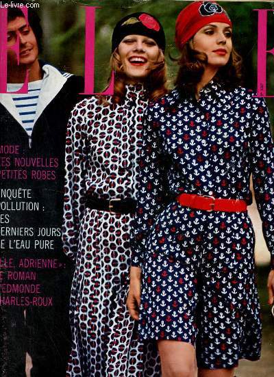 Elle n1327 24 mai 1974 - Les animaux ne sont pas des choses - le chagrin qui est devenu un livre - Melina Mercouri chanteuse et exile - quatre qui reviennent en force - Franois Truffaut et ses deux anglaises -  16 ans il a pous son professeur etc.