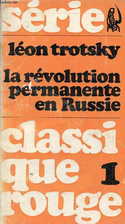 La rvolution permanente en Russie - Collection Classique Rouge n1.
