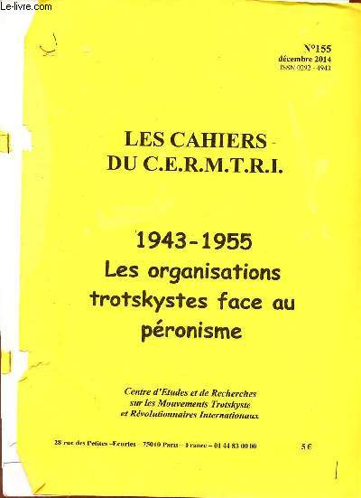 Les Cahiers du C.E.R.M.T.R.I. n155 dcembre 2014 - 1943-1955 les organisations trotskystes face au pronisme.