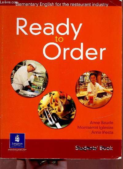 Elementary english for the restaurant industry - Ready to Order - Students' Book.