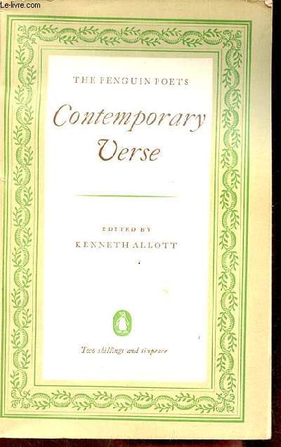 The Penguin Book of contemporary verse.